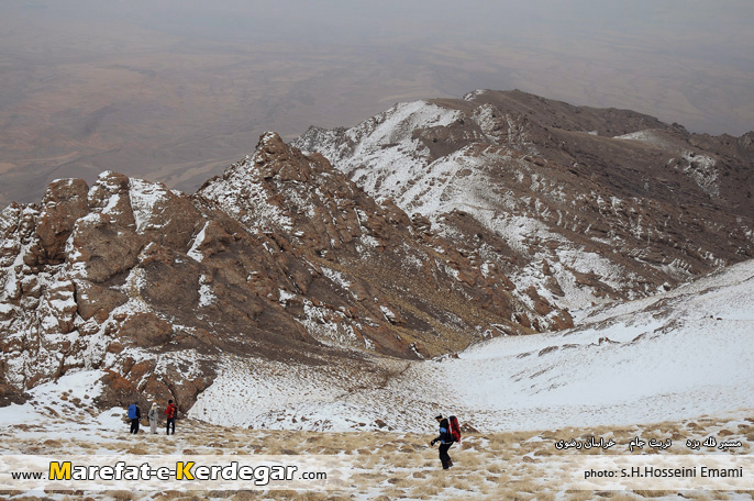 صعود زمستانی قله بزد صعود زمستانی قله بزد