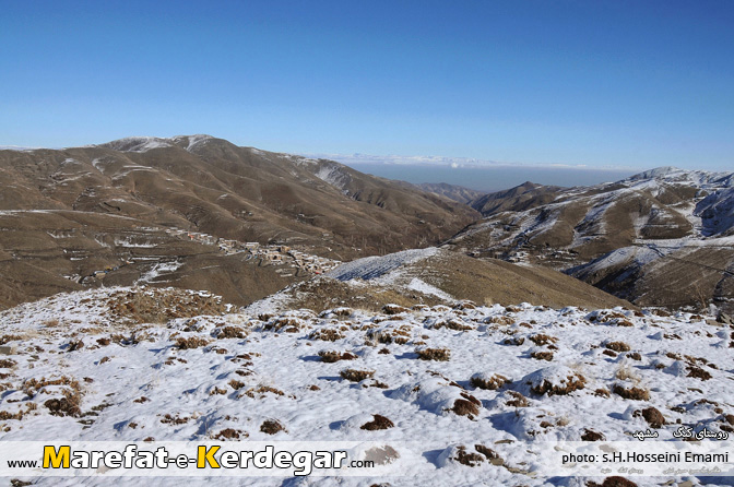 زمستان روستای کنگ زمستان روستای کنگ