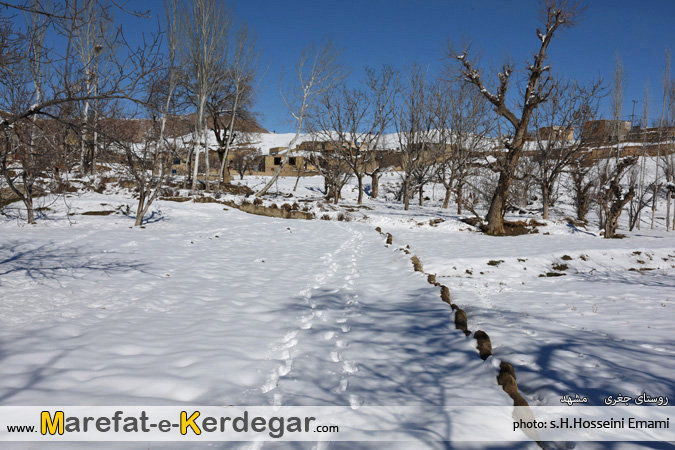 طبیعت زمستانی مشهد