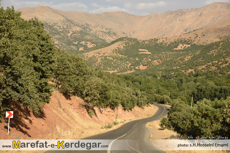 جاده های استان کردستان