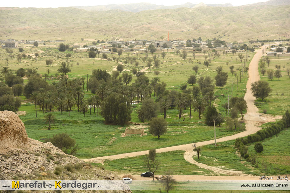 مناطق گردشگری شهرستان پارسیان