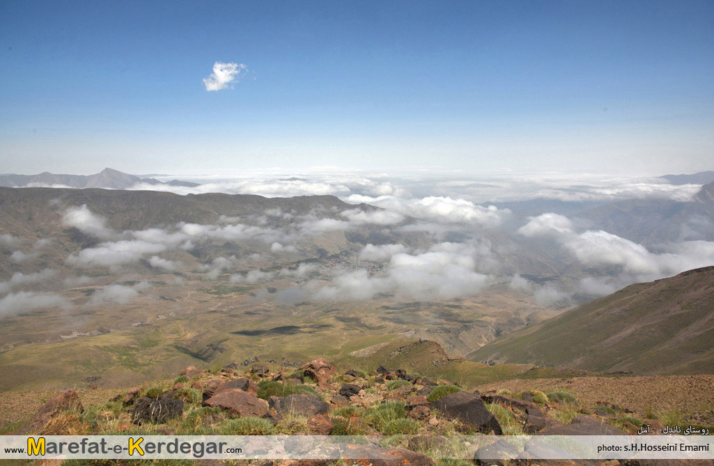 دریای ابر در استان مازندران