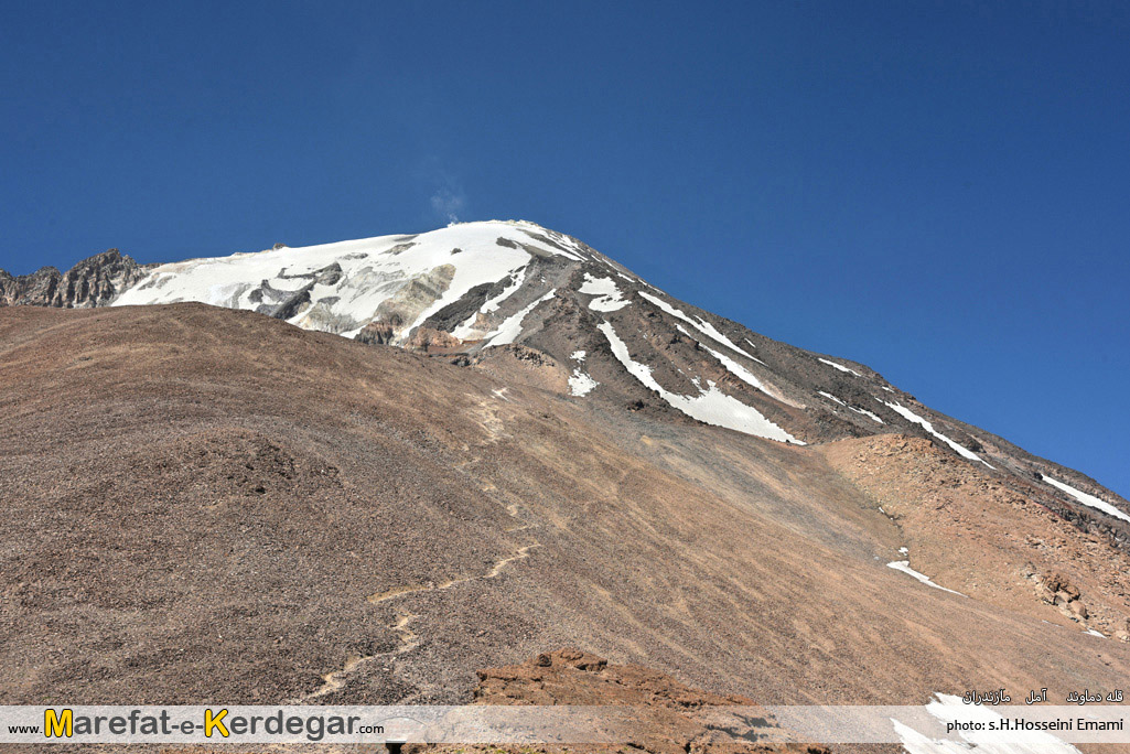 گزارش صعود قله دماوند از جبهه شمال شرقی